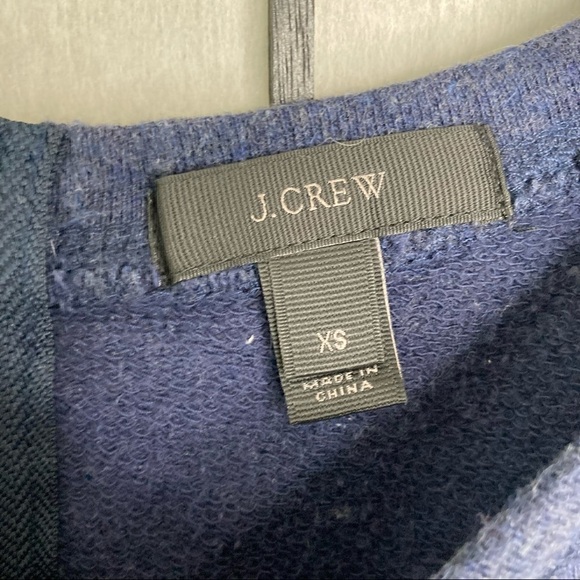 J. Crew Side Split Sweater Tunic Blue XSmall - Picture 6 of 10